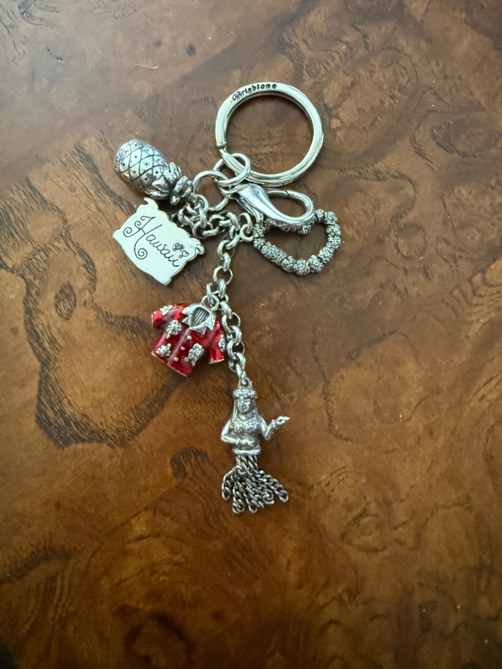 Brighton Hawaii Tropical Charm Handbag Clip, Backpack Clip, Key Fob
